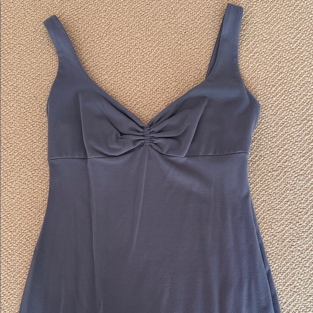 Susana Monaco Gray Stetch tank dress, size small